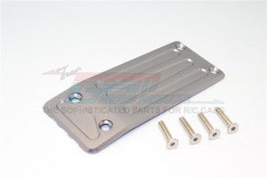 GPM TXM331F ALUMINIUM FRONT SKID PLATE TRAXXAS XMAXX - Gun Silver - TXM331F-GS