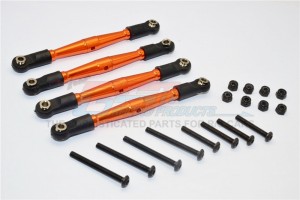 ALUMINIUM 4MM ANTI-THREAD UPPER LINK PARTS GMADE KOMODO - Orange - KOM049A-OR-BEBK