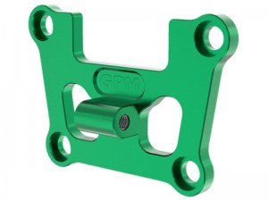 GPM TXMM008 7075 ALLOY FRONT BULKHEAD MOUNT STRENGTHEN FOR 1/10 TRAXXAS MINI MAXX MONSTER 107154-1 - GREEN - TXMM008-G