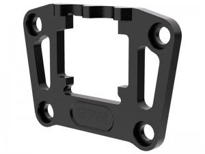 GPM TXMM009 7075 ALLOY REAR BULKHEAD MOUNT STRENGTHEN FOR 1/10 RC TRAXXAS MINI MAXX MONSTER 107154-1 - BLACK - TXMM009-BK