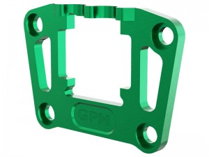 GPM TXMM009 7075 ALLOY REAR BULKHEAD MOUNT STRENGTHEN FOR 1/10 RC TRAXXAS MINI MAXX MONSTER 107154-1 - TXMM009-G