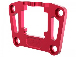 GPM TXMM009 7075 ALLOY REAR BULKHEAD MOUNT STRENGTHEN FOR 1/10 RC TRAXXAS MINI MAXX MONSTER 107154-1 - TXMM009-R