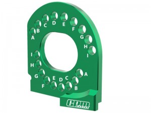GPM TXMM018 7075 ALLOY MOTOR MOUNT PLATE 10777  FOR TRAXXAS MINI MAXX 107154-1 - GREEN - TXMM018-G