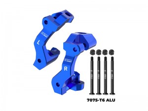 GPM TXMM019 7075 ALLOY FRONT CASTER BLOCKS 10732 FOR TRAXXAS MINI MAXX / MINI XRT / MINI SLASH - BLUE - TXMM019-B