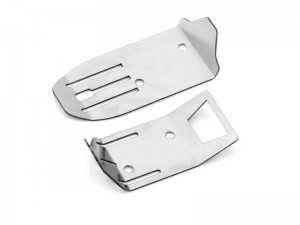 STAINLESS STEEL F & R CHASSIS PROTECTOR ARA320811 FOR ARA2106 1/14 TYPHON GROM 4X4 BUGGY - RS-ARA320811