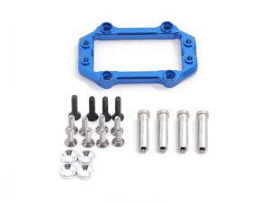 ALUMINUM SERVO MOUNT AR320430 FOR ARRMA 1/7 BIG ROCK FIRETEAM MOJAVE 1/8 KRATON OUTCAST TYPHON 6S BLX - BLUE - RS-AR320430/BU