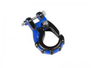 METAL WINCH RESCUE TOW HOOK FOR 1/10 RC AXIAL SCX10 TRX-4 TRX-6 CRAWLER - BLUE - RS-BTH06/BU