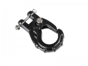 METAL WINCH RESCUE TOW HOOK FOR 1/10 RC AXIAL SCX10 TRX-4 TRX-6 CRAWLER - BLACK - RS-BTH06/BK