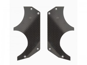 CARBON FIBER AIR DAM DIFFUSER WHEEL COVERS  FOR ARRMA 1/7 FELONY INFRACTION LIMITLESS 6S BLX - RS-ARA320515/B