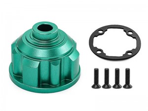 ALUMINUM DIFFERENTIAL CASE W/ GASKET 8981 FOR 1/10 TRAXXAS MAXX WIDEMAXX / MAXX SLASH MONSTER - GREEN - TRX-8981/GR