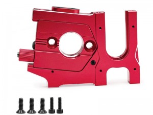 ALUMINUM ADJUSTABLE QUICK CHANGE SLIDING MOTOR MOUNT ARA320647 ARA320648 FOR ARRMA FELONY MOJAVE INFRACTION LIMITLESS 1/8 KRATON TYPHON 6S BLX - RED - RS-ARA320647A/RE
