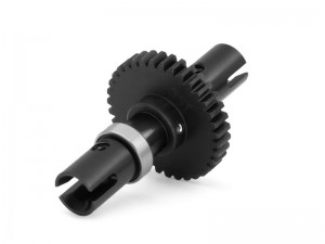ALUMINUM CENTER SPOOL GEAR SET - 35T ARA310944 FOR ARRMA 1/7 FELONY INFRACTION  LIMITLESS  F1 6S - BLACK - RS-ARA31094435T/BK