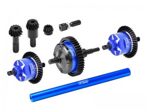GPM TXMM3747 STEEL 7075 ALLOY FRONT & CENTRE & REAR COMPLETE DIFFERENTIAL 10780 FOR TRAXXAS MINI MAXX 107154-1 - TXMM3747-B