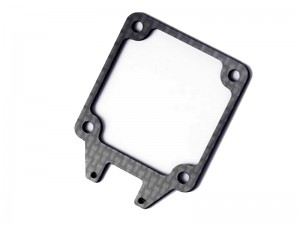 CARBON FIBER 2mm SWITCH FIXING MOUNT FOR CASTLE CREATIONS Mamba X8S ESC - RS-X8S/BK