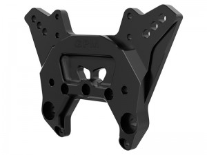 GPM MKV6028 7075 ALLOY FRONT SHOCK TOWER FOR ARRMA 1/8 KRATON 6S EXB / KRATON 6S V6 / NOTORIOUS 6S V6 - BLACK - MKV6028-BK