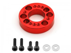 ALUMINUM MOTOR MOUNT SEAT FOR 1/10 ARRMA GORGON MONSTER TRUCK ARA3230T1 - RED - RS-MGO01/RE