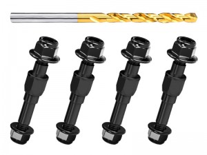 GPM MKV6005S-BK 4140 CARBON STEEL SHOCK TOWER STAND OFF KIT ARA330816 FOR ARRMA 1/8 KRATON 6S EXB V6 / NOTORIOUS 6S V6 - MKV6005S-BK