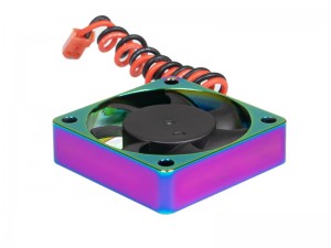 UNIVERSAL METAL CHROME 40 X 40mm 14000RPM COOLING FANS FOR 1/10 1/8 RC CAR BUGGY - RS-CFAN4040