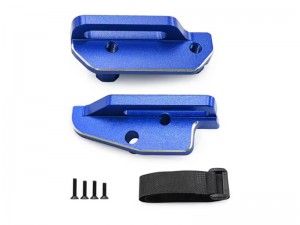 ALUMINUM BATTERY HOLD DOWN MOUNT 8327 FOR TRAXXAS 1/10 4TEC 2.0 3.0 DIRFT CAR - BLUE - TRX-8327/BU