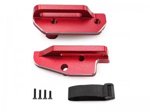 ALUMINUM BATTERY HOLD DOWN MOUNT 8327 FOR TRAXXAS 1/10 4TEC 2.0 3.0 DIRFT CAR - RED - TRX-8327/RE