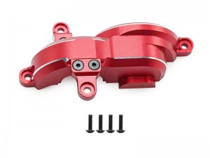 ALUMINUM GEAR COVER 8323 FOR TRAXXAS 1/10 4TEC 2.0 3.0 DIRFT CAR - RED - TRX-8323/RE