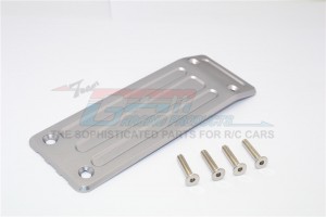 GPM TXM331R ALUMINIUM REAR SKID PLATE TRAXXAS XMAXX - Gun Silver - TXM331R-GS