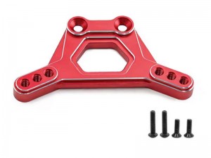 ALUMINUM FRONT SHOCK TOWER 10538 FOR 1/10 TRAXXAS 4TEC DRIFT FORD MUSTANG CAR 105237-4 - RED - TRX-10538F/RE