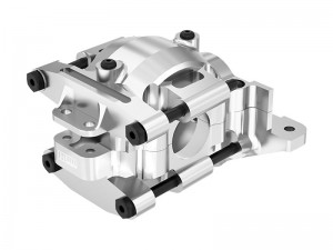 GPM TXMM013 7075 ALLOY REAR UPPER AND LOWER BULKHEAD 10729 FOR TRAXXAS MINI MAXX / MINI XRT / MINI SLASH - SILVER - TXMM013-S