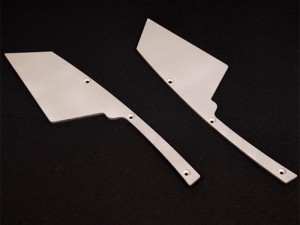 METAL REAR INFILL AERO PLATES WINGLETS TYPE B ARA320518 FOR ARRMA RC 1/7 LIMITLESS 6S F1 V2 CAR ARA7116V2 - RS-ARA320518-B