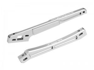 GPM MKV6016FR 7075 ALLOY FRONT AND REAR CHASSIS BRACE ARA320756 ARA320754 FOR ARRMA 1/8 KRATON 6S EXB V6 ARA8708V6 - MKV6016FR-S