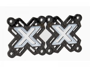 CARBON FIBER MOTOR HEATSINK PROTECTION PLATE 60 X 30mm FOR 1/10 RC COOLING FANS - RS-6030A/BK