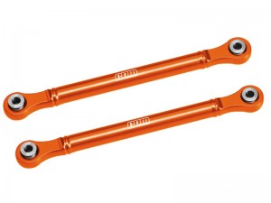GPM TJ162 7075 ALLOY FRONT STEERING TOE LINKS 9027 - 98mm FOR TRAXXAS 1/8 JATO 4X4 VXL BUGGY 90386-4 90154-4 - ORANGE - TJ162-OR
