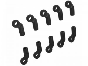 3RACING SAK-D650 PLASTIC OFFSET TYPE BALL END SET FOR 1/10 SAKURA D6 S SPORT DRIFT CAR - SAK-D650