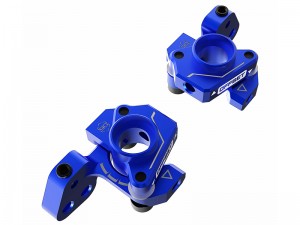 3RACING SAK-D6814 ALUMINUM KPI ADJUST KNUCKLE ARM FOR 1/10 AUPER D6 S SPORT DRIFT CAR - BLUE - SAK-D6814/BU