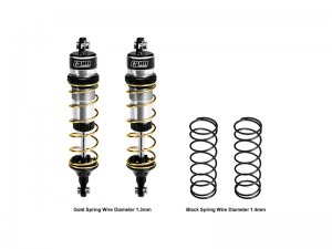 GPM TJ104F ALLOY FRONT SPRING SHOCK 104mm 7462 FOR 1/8 TRAXXAS JATO 4X4 VXL 90386-4 90154-4 - TJ104F-S-GD
