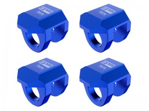 GPM MGG029FR 7075 FRONT & REAR SHOCK CAP PROTECTOR FOR ARRMA 1/18 GRANITE GROM / 1/16 MOJAVE GROM / 1/14 TYPHON GROM - MGG029FR-B