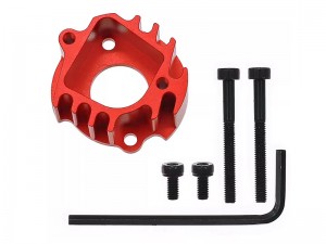 ALUMINIUM HEATSINK MOTOR MOUNT 22027 FOR TAMIYA CW-01 CHASSIS LUNCH BOX UNIMOG MIDNIGHT PUMPKIN CAR - RS-TA22027/RE