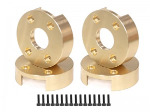 BRASS COUNTER WEIGHT PORTAL COVER 2PR FOR AXIAL RC 1/8 AXP8 GILAMON 2.2 TRAIL BUGGY AXI-1207 - RS-AXI2230/BR2
