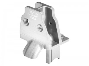 GPM MKV6038A 7075 CENTER DIFF GEAR COVER ARA-2041 FOR ARRMA 1/8 KRATON 6S EXB V6 / NOTORIOUS 6S V6 - SILVER - MKV6038A-S