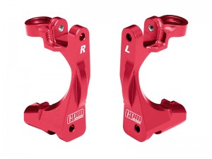 GPM TJ019 7075-T6 ALLOY FRONT C-HUB 9032 FOR TRAXXAS 1/8 JATO 1/10 STAMPEDE SLASH 4X4 - RED - TJ019-R