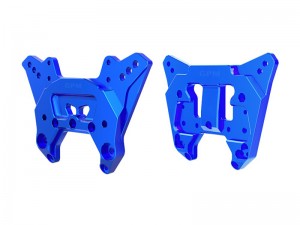 GPM 7075 ALLOY FRONT & REAR SHOCK TOWER ARA320760 ARA320759 FOR ARRMA 1/8 KRATON 6S V6 EXB / NOTORIOUS 6S V6 - BLUE - MKV62830-B