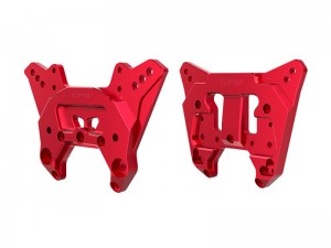 GPM 7075 ALLOY FRONT & REAR SHOCK TOWER ARA320760 ARA320759 FOR ARRMA 1/8 KRATON 6S V6 EXB / NOTORIOUS 6S V6 - RED - MKV62830-R
