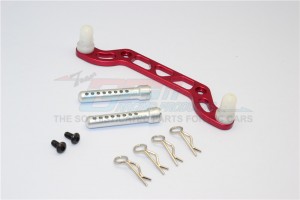 GPM CK032F ALUMINIUM FRONT BODY MOUNT WITH DELRIN POSTS 1/10 RC HPI CRAWLER KING - CK032F-R