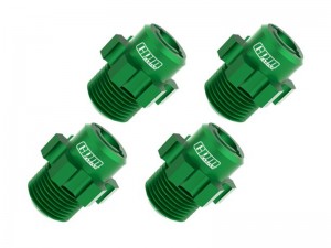 GPM TJ010 7075 ALLOY 17mm WHEEL HUBS 9086 FOR TRAXXAS 1/8 JATO 4X4 VXL 90386-4 90154-4 - GREEN - TJ010-G