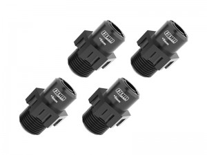 GPM TJ010-5MM 7075 ALLOY 17mm +5mm WIDE WHEEL HUBS 9086 FOR TRAXXAS 1/8 JATO 4X4 VXL 90386-4 90154-4 - BLACK - TJ010-5MM-BK