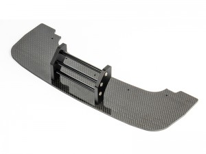 CARBON FIBER FRONT SPLITTER BUMPER SET TYPE-B ARA320520 FOR ARRMA 1/7 INFRACTION FELONY 6S BLX TRUCK - RS-ARA320520B