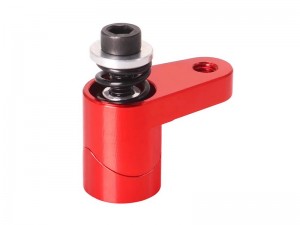 ALUMINUM SPRING SERVO SAVER SET - 20T ARA340203V2 FOR ARRMA 1/14 TYPHON 1/16 MOJAVE 1/18 GRANITE GROM - RED - RS-ARA340203V2/RE