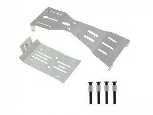 STAINLESS STEEL SKID CHASSIS PROTECTOR PLATE ARA-1574 FOR 1/10 FURY 2WD SHORT COURSE TRUCK ARA3221 - TSP-FURYMEGA