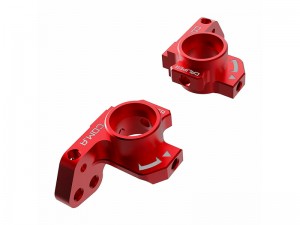 3RACING SAK-D6816 ALUMINUM REAR UPRIGHT  FOR 1/10 AUPER D6 S SPORT DRIFT RC CAR - RED - SAK-D6816/RE