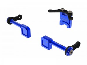 3RACING SAK-D6813 ALUMINUM BATTERY TRAY FOR 1/10 AUPER D6 S SPORT DRIFT RC CAR - SAK-D6813/BU